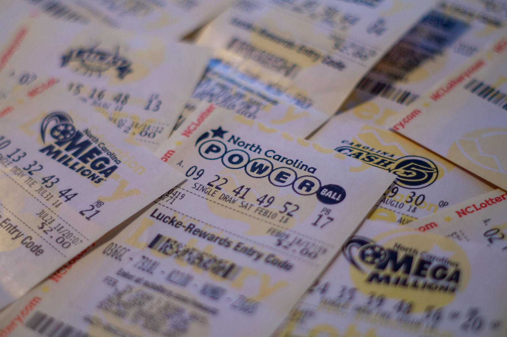 FILE - North Carolina lottery